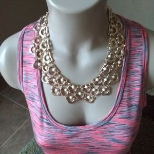 Elegant!/Multiple,Loop/Gold Necklace